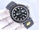 Super Clone Rolex Yachtmaster 42 mm Watch Black Strap Asian 2826 Movement (2)_th.jpg